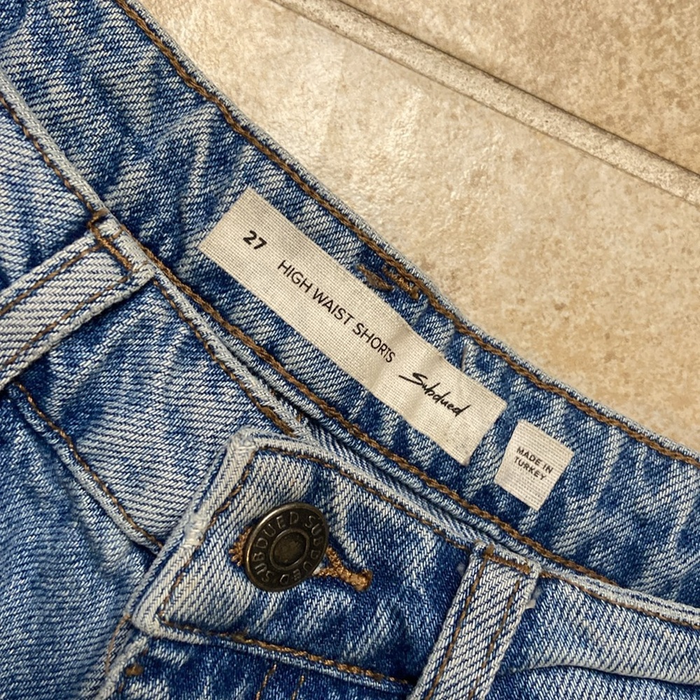 SUBDUED size 26 jean shorts - Picture 4 of 4